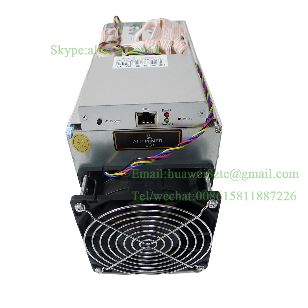 Абсолютно ANTMINER L3+ LTC 504 м с/без оригинального источника питания, scrypt miner LTC горная машина 504 м 800 Вт