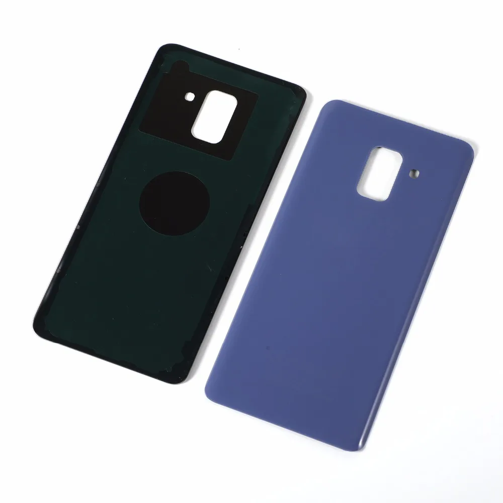 Для samsung Galaxy A8 A530 SM-A530F A530F A530DS корпус батарейного отсека стеклянная задняя крышка Крышка объектива камеры+ наклейка