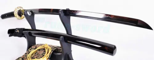 

REAL FLAME HAMON CLAY TEMPERED FOLDED STEEL BLADE JAPANESE SAMURAI SWORD KATANA