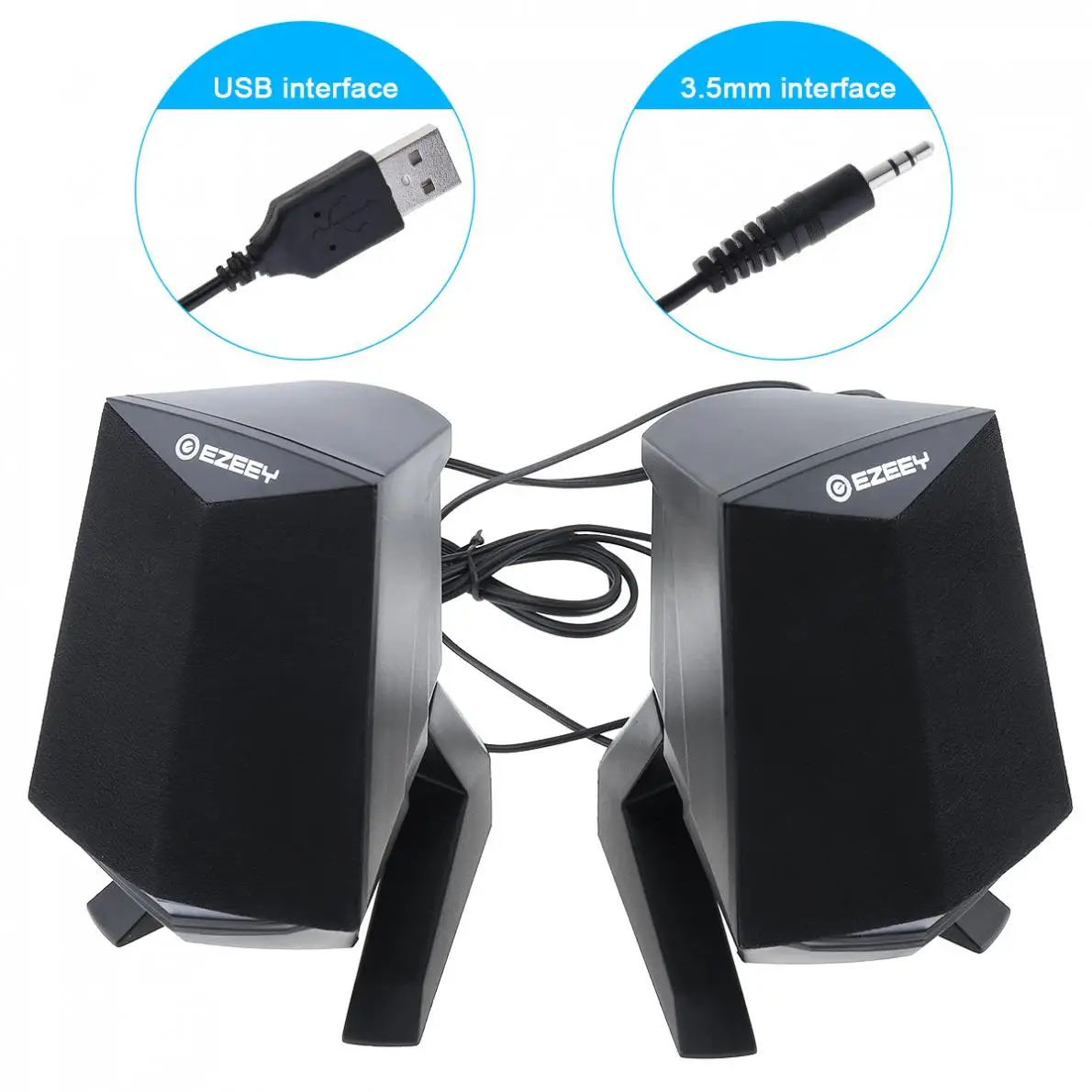 Деревянный Полнодиапазонный 3D стерео сабвуфер Портативная колонка для ПК бас