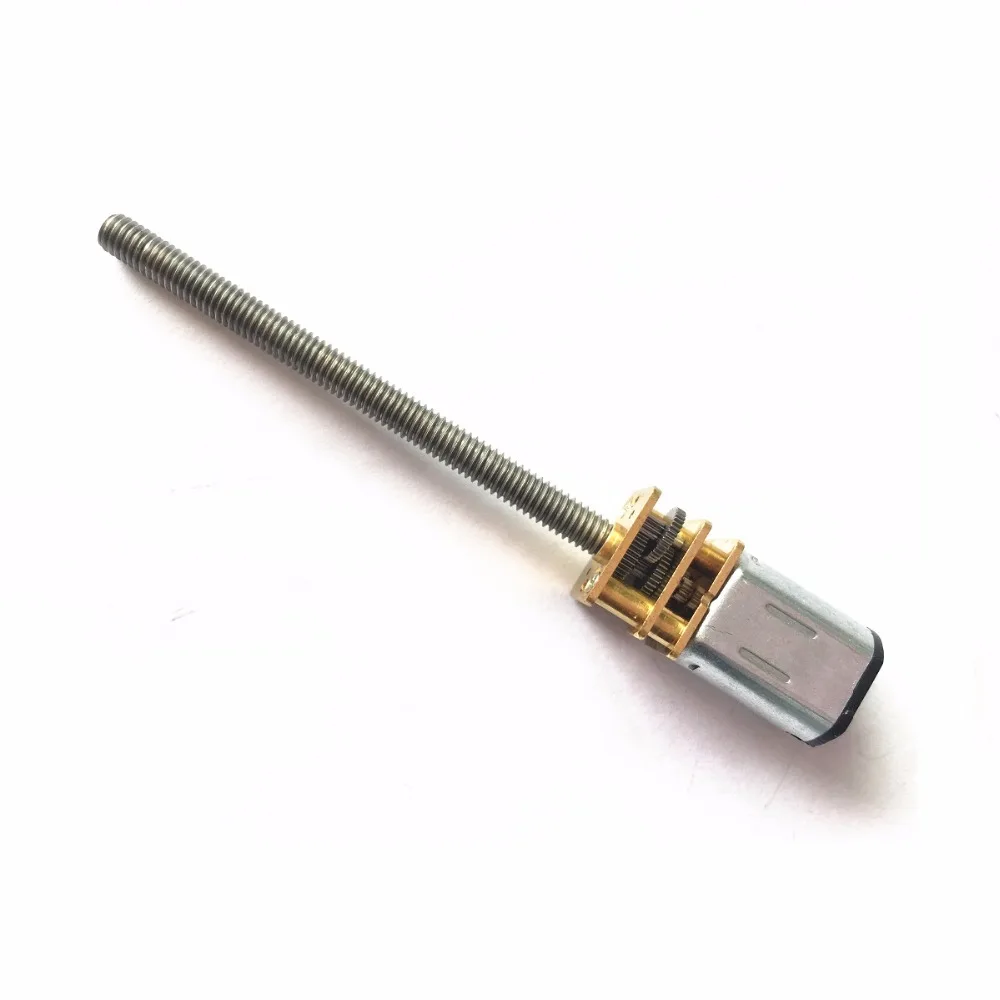 GA12 N20 DC мотор редуктор 3V6V12V маленький двигатель M4 длинный винт низкая скорость