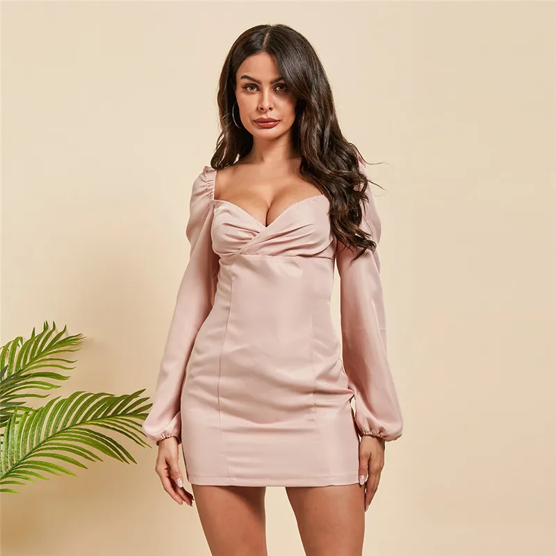 Сексуальное винтажное женское летнее розовое платье с открытыми плечами