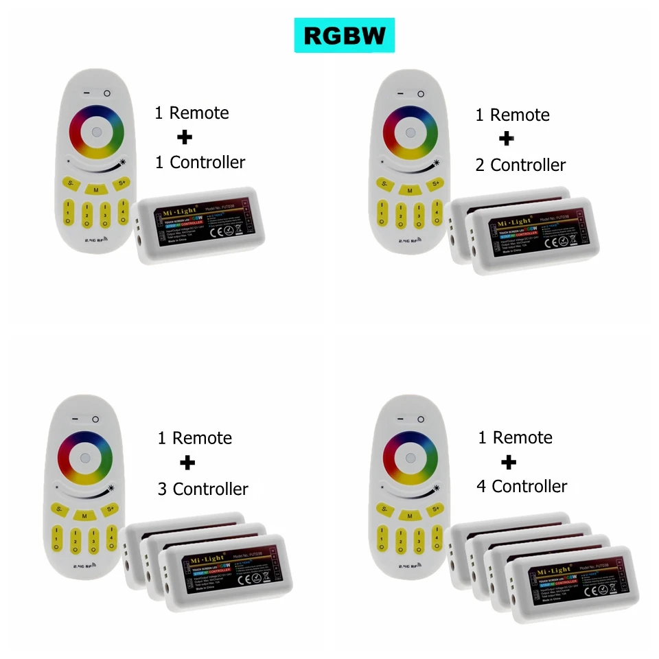 Беспроводной Диммер Mi светильник 2 4G RF Одноцветный CCT RGB RGBW + FUT036 FUT037 FUT038