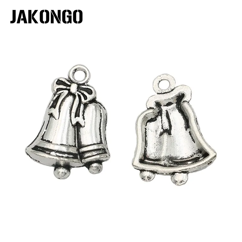 JAKONGO посеребренные подвески в античном стиле рождественские колокольчики