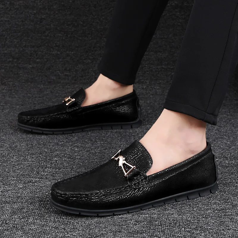 Мужская обувь Новинка Модные Дизайнерские повседневные туфли из мягкой