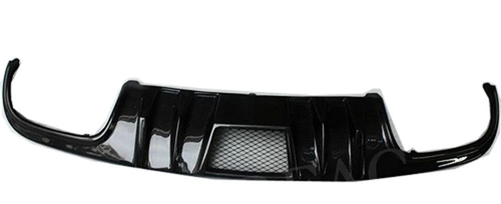Углеродное волокно задний диффузор для губ спойлер для Mercedes Benz C Class W204 C63 AMG 2008 2009 2010 2011 V Стиль FRP бампер автомобиля