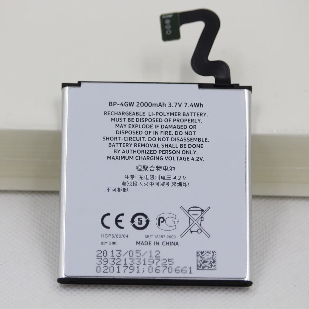 ISUNOO 10 шт./лот BP-4GW сменная батарея для Nokia Lumia 920 920T BP 4GW BP4GW internel Battery 2000mah | Мобильные