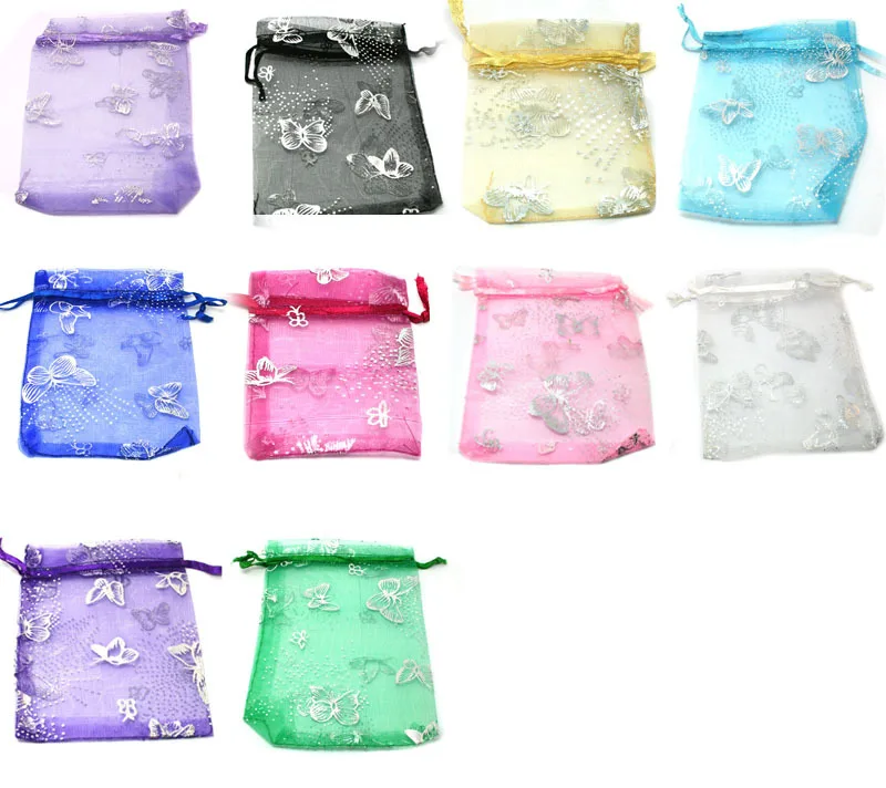 Лидер продаж 100 шт. смешанные в случайном порядке бронзовые сумки и мешочки из