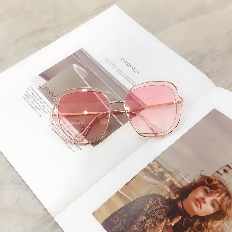 Солнцезащитные очки FML Женские квадратные Модные Винтажные градиентные