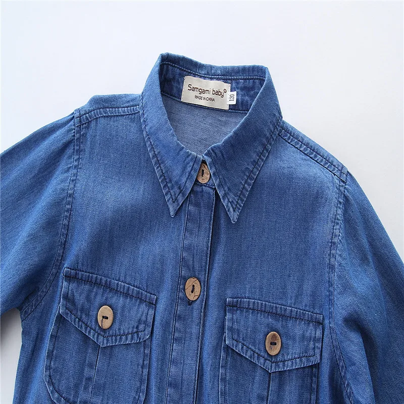 Семейные комплекты из 2 предметов Джинсовая рубашка фатиновая юбка-пачка платье