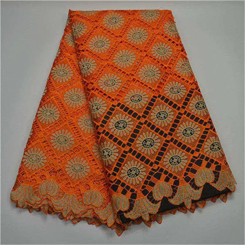 Embroidery Design African Cord Lace Fabrics High Quality Nigeria Wedding Dress Water Soluble Guipure Fabric Wine | Дом и сад