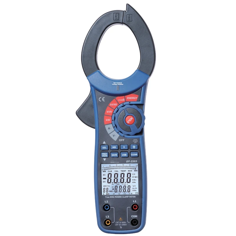 Цифровой измеритель мощности цифровой зажим на стол с USB интерфейсом|clamp meter|digital