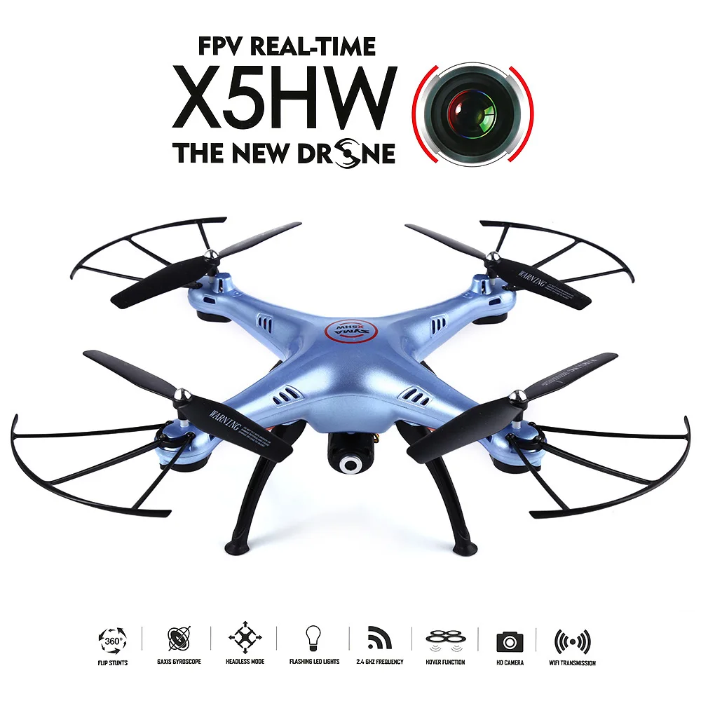 Syma X5HW Wi Fi FPV HD 0.3MP CAM 2 4 ГГц 4CH 6 Axis Gyro RC Quadcopter RTF|Радиоуправляемые вертолеты| |