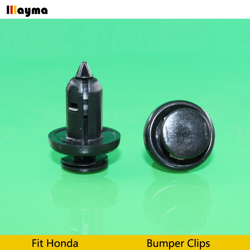 Пластмассовые зажимы упакованы черный Insight переднего бампера замок крючки