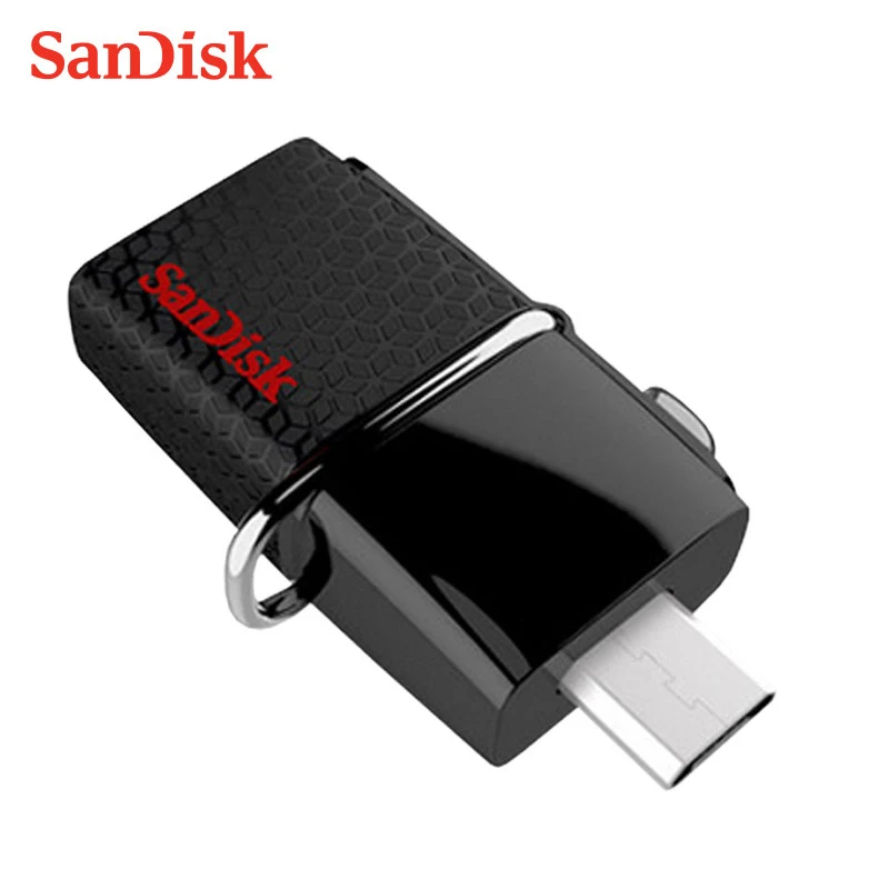 Оригинальный двойной OTG USB флеш накопитель SanDisk Ultra 32 ГБ 64 16 SDDD2 130 м/с 3 0 накопители