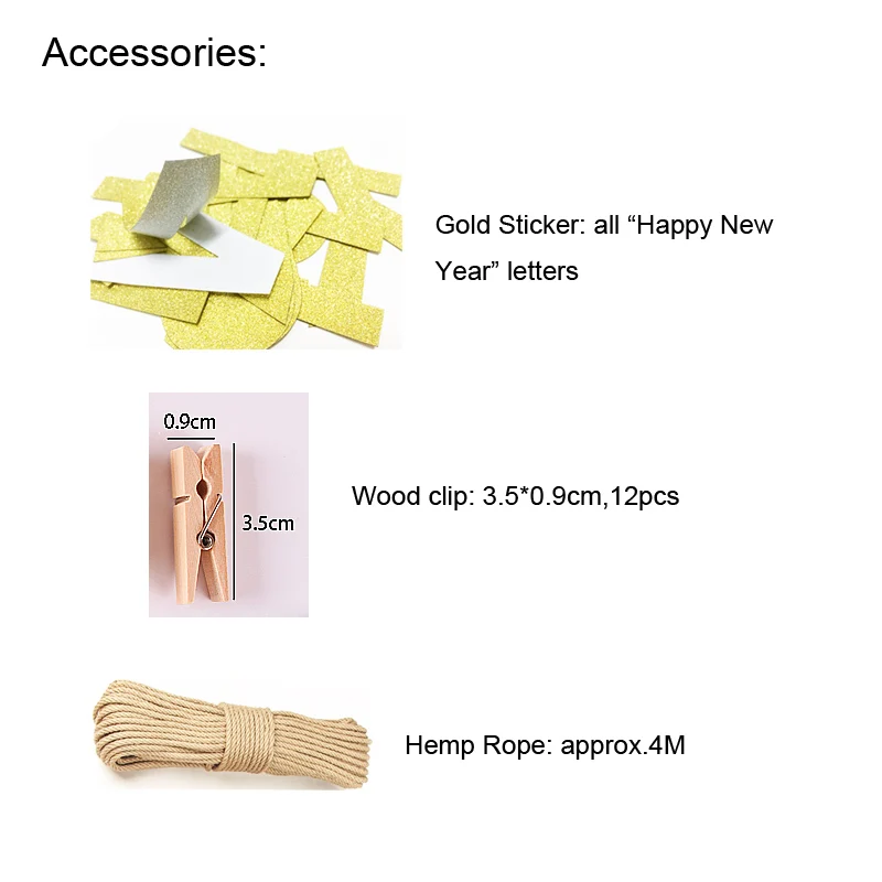 Гирлянда сделай сам для нового года фотобаннер киоска гирлянда с золотыми