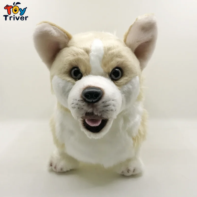 Pembroke Welsh Corgi Плюшевая собачка Toy Triver набитые Животные Куклы Дети Малыши мальчик