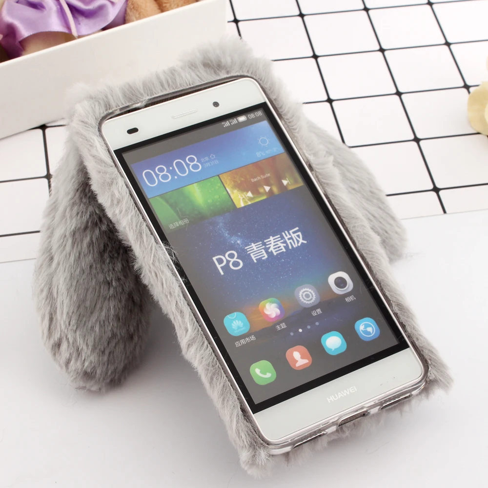 Diamond чехол для телефона Huawei P8 Lite 2017 крышка 5.2 &quot3D милый кролик кристалл