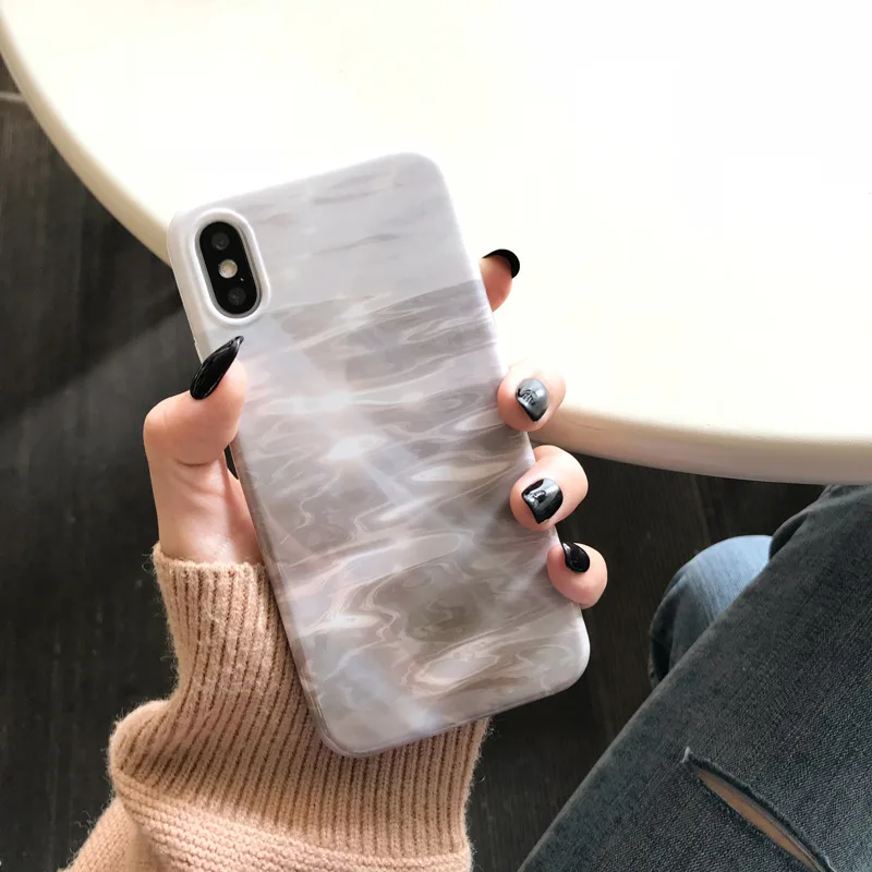 Модные чехлы JAMULAR с солнечными волнами для iPhone XS MAX X 7 6 6s Plus абстрактное искусство