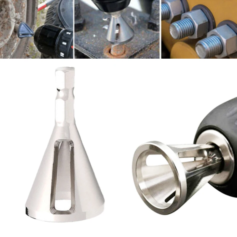 Нержавеющая сталь Deburring внешний фаска серебро 1/4 &quotинструмент удалить сверло