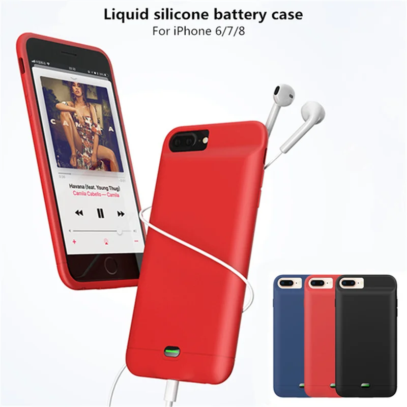 

Extended Phone Battery Power Case For iPhone 8/7/6s/6 Portable Power Bank Charing Case For iPhone 8/7/6s/6 Plus Battery Charger