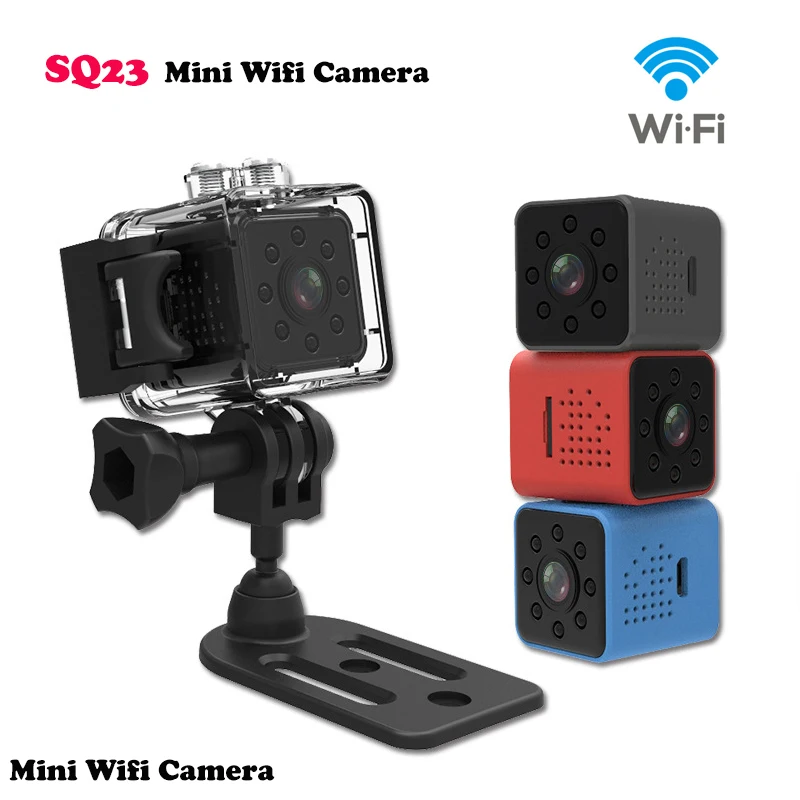 Мини камера SQ23 HD с поддержкой Wi Fi 1080P ночного видения|Компактные видеокамеры| |