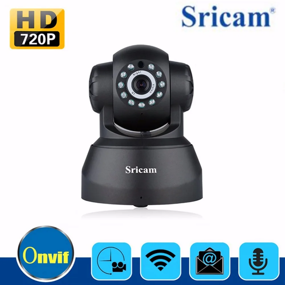 Sricam SP012 IP камера WIFI 720P наклон панорамирования крытое охранное наблюдение Onvif P2P
