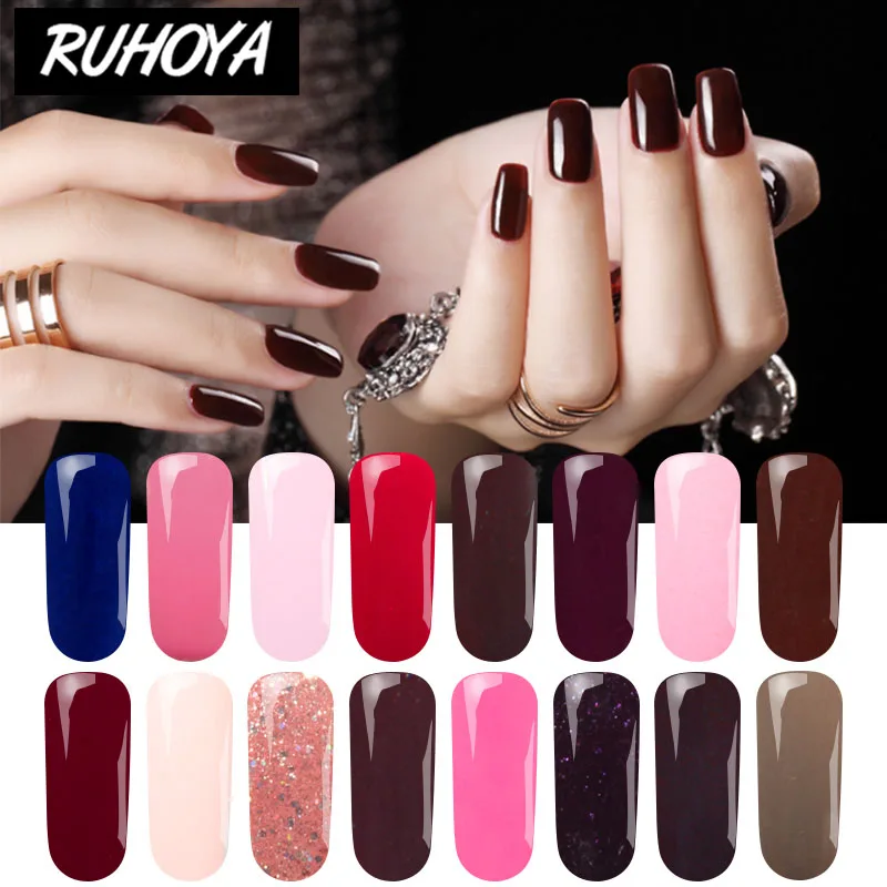 Отмачиваемый без запаха органический УФ гель Полупостоянный Lucky ногти лак