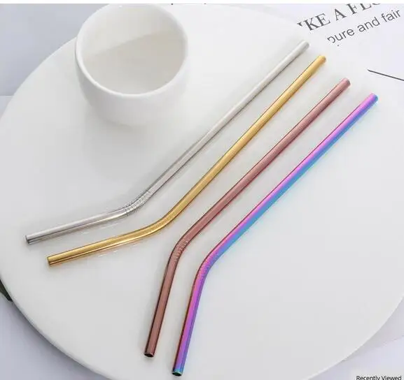 Соломинка и Чистящая Щетка из нержавеющей стали | Дом сад