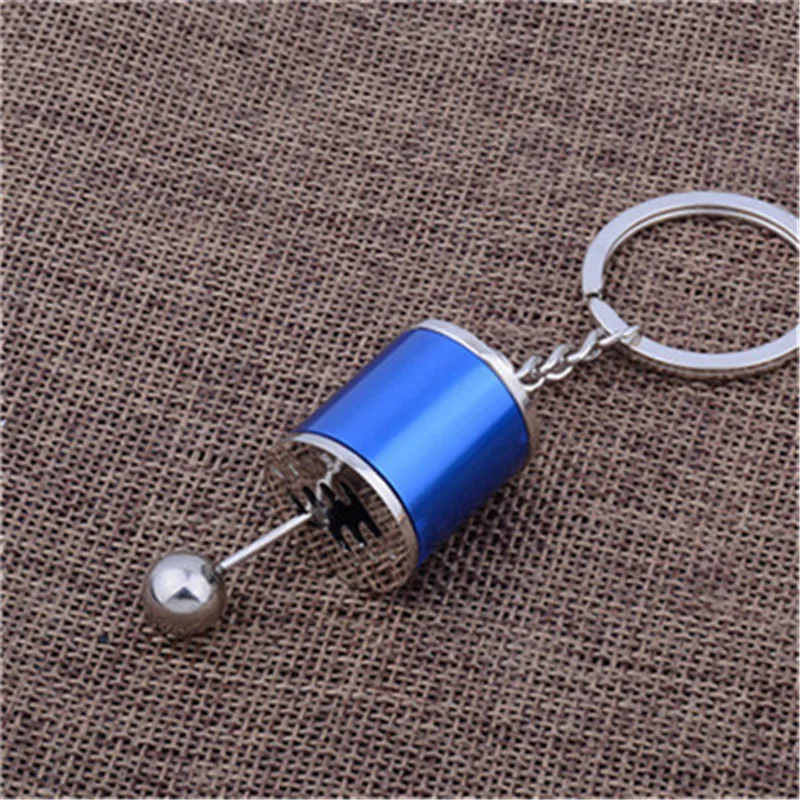 

Six Speed Removable Transmission Gear Shift Gearshift Knob Gearbox Keychain Keyring Key Chain Keyfob Mini Zinc Alloy Car Truck