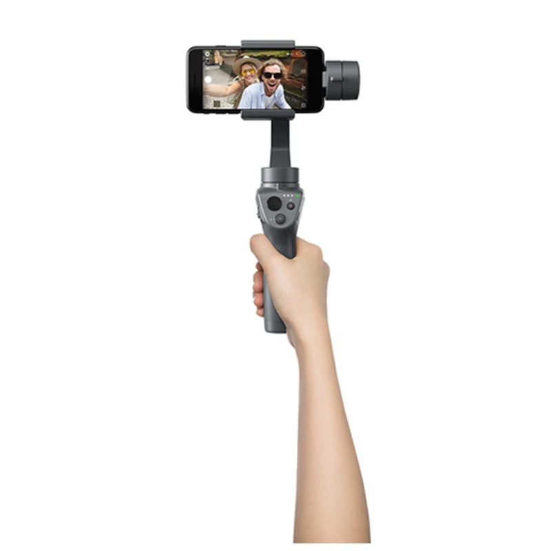 DJI OSMO Mobile 2 ручной карданный 3-осевой стабилизатор OM2 с плавное воспроизведение видео/движения таймлапс/зум Управление/панорама функции