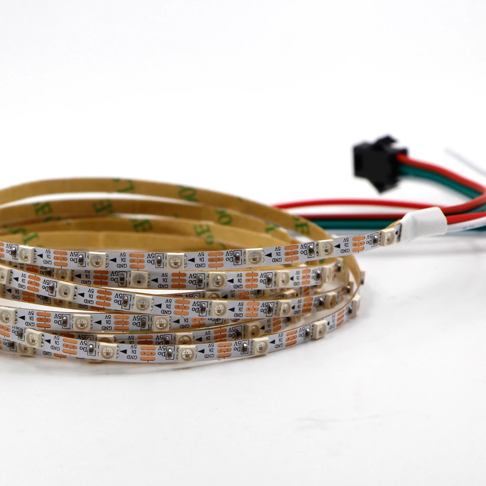 5V светодиодный гибкие светодиодные полосы 1 м 2 умная цветная (RGB) 3535 полный цвет 5