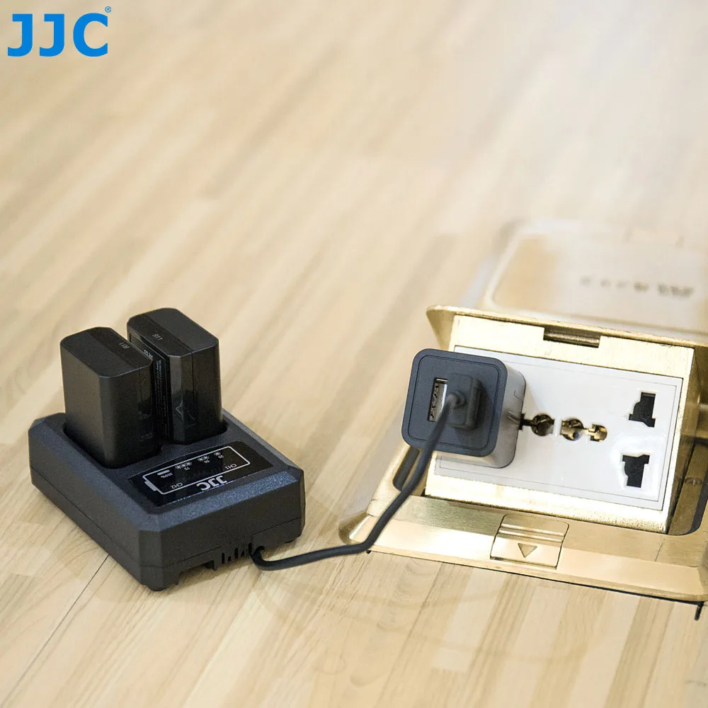 JJC USB двойной Батарея путешествия Зарядное устройство для sony NP-FW50 A6400 A7 A7S A7R A7II A7SII A7RII A6500 A6300 A6000 заменяет BC-VW1 BC-TRW