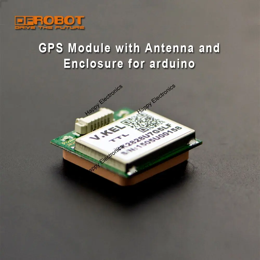 DFRobot GPS модуль позиционирования приемника VK2828U7G5LF TTL 1 ~ 10 Гц с антенной и корпусом
