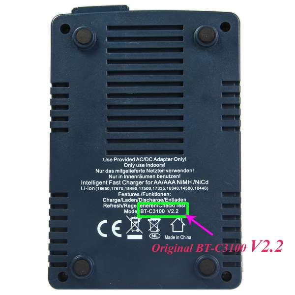 Opus BT C3100 V2.2 умное универсальное литий ионное зарядное устройство с ЖК дисплеем NiCd
