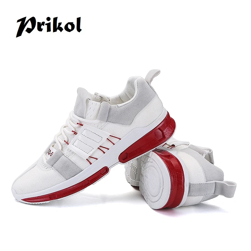 Prikol Luxury Brand Professional High Quality Men Running Shoes Lace Up Outdoor Sport Athletic Street Zapatillas | Спорт и