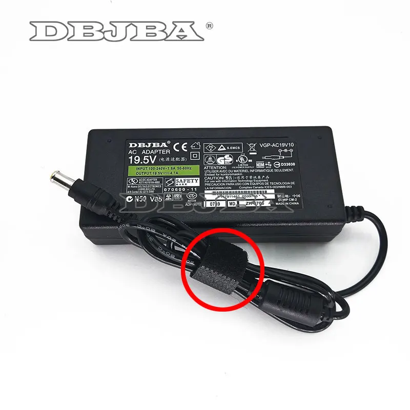 

19.5V 4.7A AC Adapter Supply For Sony Vaio VGN-N160G VGN-N160G/W VGN-N170G VGN-N170G/T VGN-N230E VGN-N170G/W VGN-N220 Charger