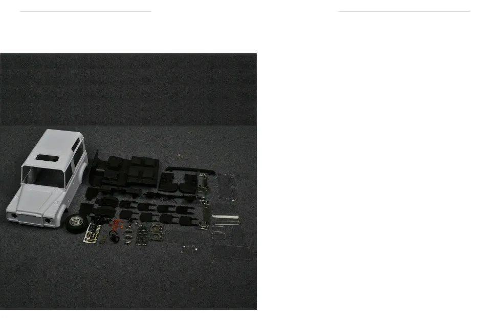 ARC0021 жесткий пластиковый 1:10 RC корпус автомобиля D90 Defender RC Гусеничный Кузов для RC4WD D90 DIY корпус дистанционного управления автомобильный корпус
