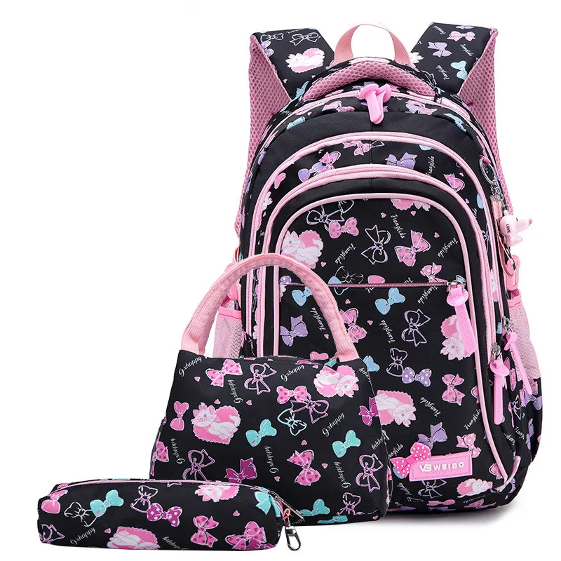 

waterproof Children School Bags for Girls princess school Backpacks set Kids Printing Backpacks Schoolbag kids mochila infantil