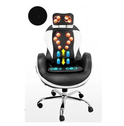 Online Full Body 3D Elettrico Di Massaggio Sedia Da Ufficio Vibrazione Di Calore Divano Neck Torna Cervica Massaggiatore Cuscino Cina Shiatsu Dispositivo