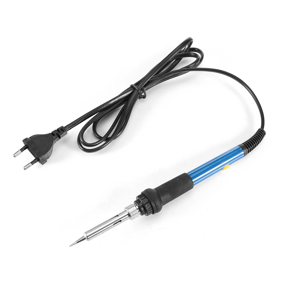 Soldering Iron EU 1 шт. температура Электрический паяльник 220 В 110 60 Вт сварки наладочная станция для пайки тепла Карандаш ремонт инструмент - Цвет: Soldering Iron EU
