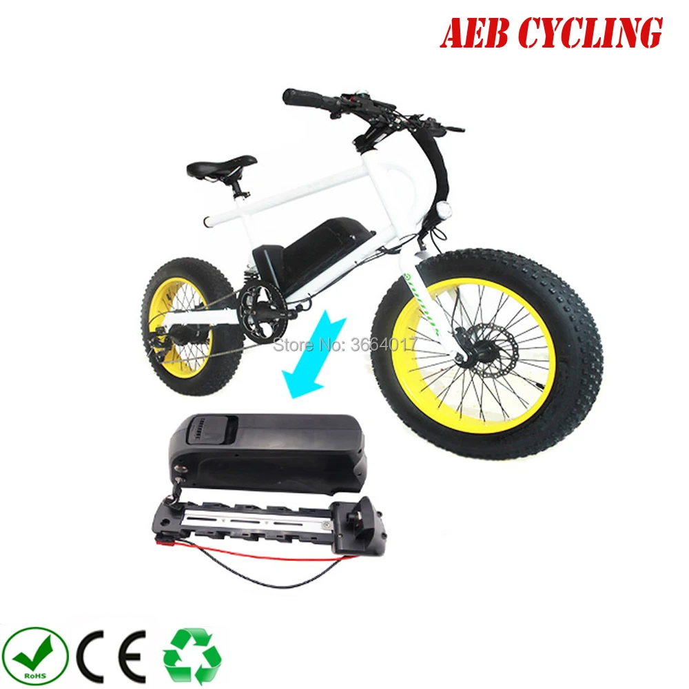 Ebike литий-ионный аккумулятор 36В 10ач Atlas для толстых шин велосипед городской с