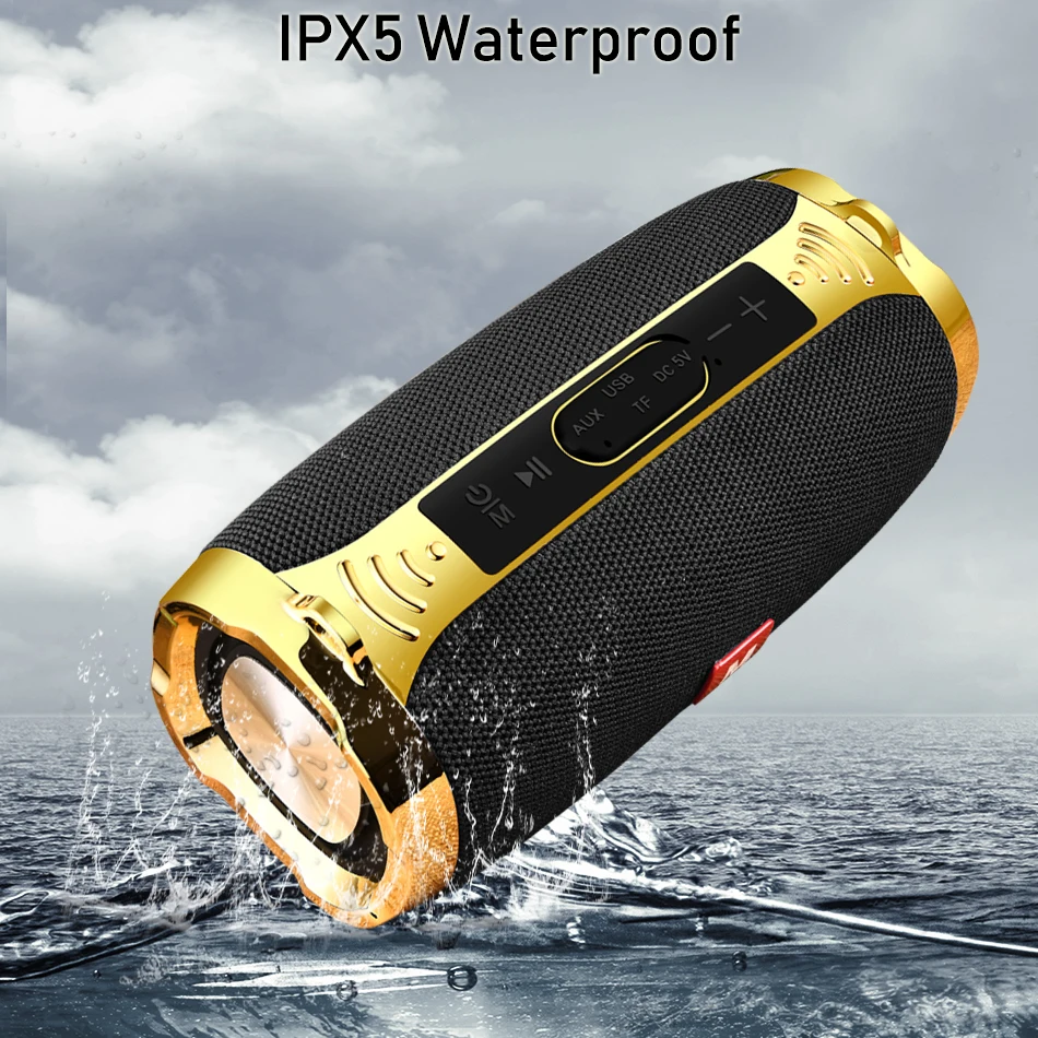 LIGE Bluetooth динамик водонепроницаемый портативный открытый беспроводной мини Колонка коробка динамик Поддержка TF карта FM стерео блок Hi-Fi
