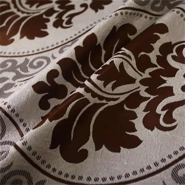 Color 2 Cloth Европейские двойные жаккардовые занавески для гостиной, плотные занавески, рельефный узор, тюлевые занавески для спальни T204#4 - Цвет: Color 2 Cloth
