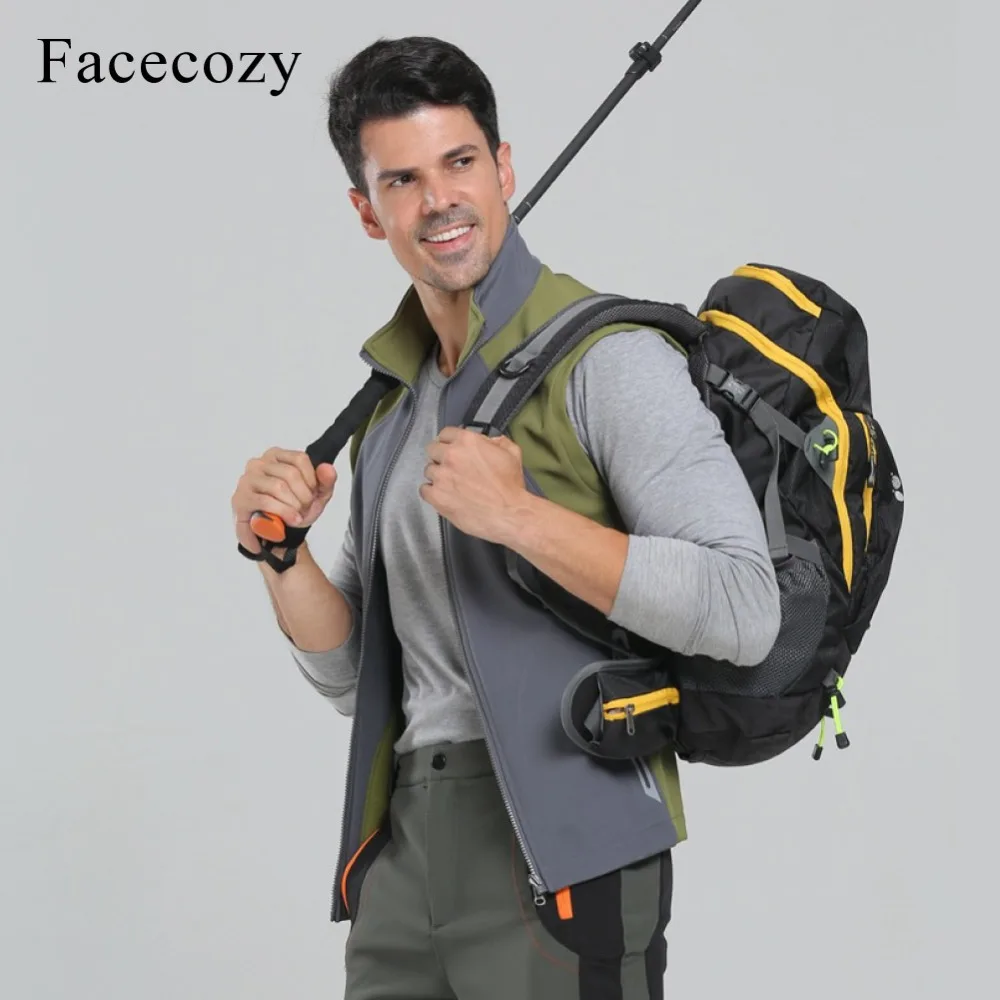 Мужская теплая куртка Facecozy осенняя дышащая с капюшоном|coat yellow|coat vs jacketcoated substrate |