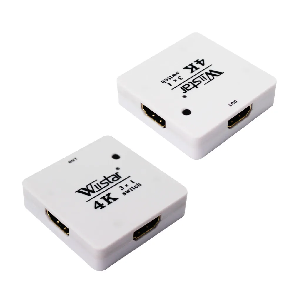 2 шт. сплиттер Wiistar 3 входа 1 выход переключатель 3X1 для XBOX 360 PS4/3 Smart HDMI|hdmi 3x1 switcher|hdmi
