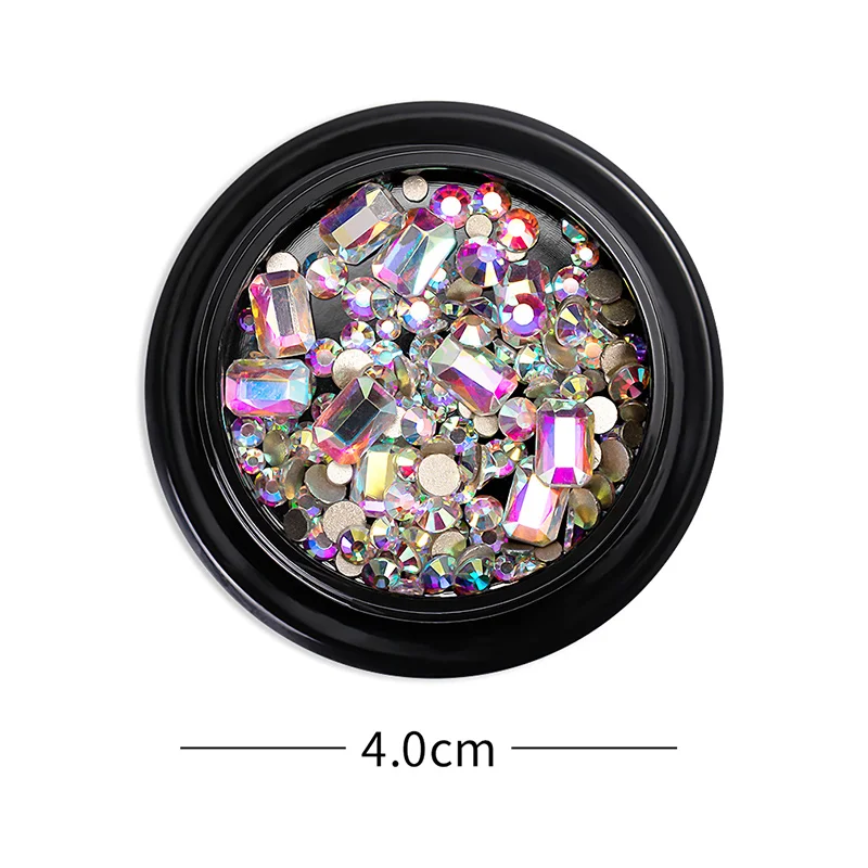 

AB Color Mixed Styles Nail Art Rhinestones Decorashion Charming Diamond for Nail Tips Manicure Crystal Stone Accessories F580