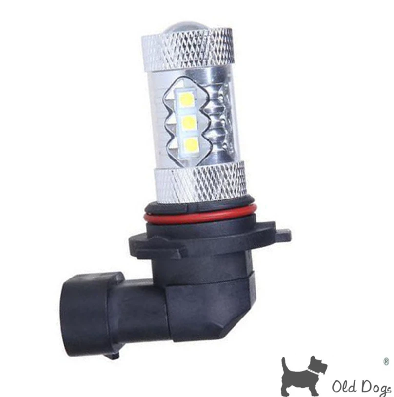 2 Pcs 9006 HB4 fog light 80W Cree chip LED Fog Lamp headlight Bulb Auto lights 12V 6000K xenon White car styling DRL free ship | Автомобили