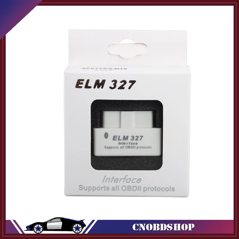Белый Цвет Супер Мини ELM327 Bluetooth беспроводной V2.1 OBD2 Мини Elm 327 Автомобильный диагностический сканер инструмент для ODB2 OBDII протоколы