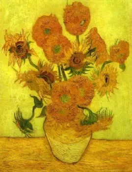 

Sunflowers II-Vincent Van Gogh oil painting-Floral canvas wall Pictures for Living Rooms Bed Rooms Home Decor